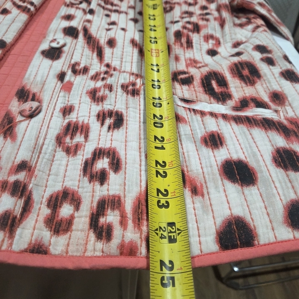 Chico's Vibrant Animal Print Blazer Size 2X REVERSIBLE.NWOT - Picture 9 of 14